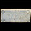 Image 3 : 1864 $10 Confederate Note, T68 Grades vf+
