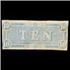 Image 3 : 1864 $10 Confederate Note, T68 Grades vf+