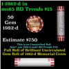 Image 1 : Shotgun Lincoln 1c roll, 1982-d 50 pcs Bank Wrapper.