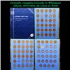 Image 1 : virtually complete Lincoln 1c Whitman album, 1941-1958, 58 coins in Total