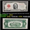 Image 1 : 1928E $2 Red Seal United States Note Key Date To Series Grades vf+