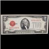 Image 2 : 1928E $2 Red Seal United States Note Key Date To Series Grades vf+
