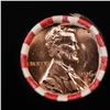 Image 2 : Shotgun Lincoln 1c roll, 1964-d 50 pcs Bank Wrapper.