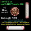 Image 1 : Shotgun Lincoln 1c roll, 1972-d 50 pcs Bank Wrapper.