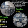 Image 1 : Proof 1974 Hungary 100 Forint Silver KM# 603 Grades Choice Proof