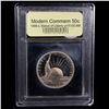 Image 2 : Proof 1986-S Liberty Modern Commem Half Dollar 50c Graded GEM++ Proof Deep Cameo By USCG