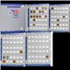 Image 1 : Partially Complete Official U.S. Mint Lincoln Cent Book 1909-1956 24 coins