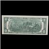Image 3 : 1976 $2 Federal Reserve Note 1st Day of Issue, with Stamp Grades Gem CU