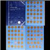 Image 1 : Virtually Complete Lincoln Cent Book 1941-1968 83 coins