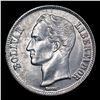 Image 2 : 1954(p) Venezuela 1 Bolivar Silver Y# 37 Grades Select+ Unc
