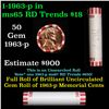 Image 1 : Shotgun Lincoln 1c roll, 1963-p 50 pcs Bank Wrapper.