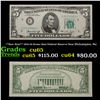 Image 1 : **Star Note** 1974 $5 Green Seal Federal Reserve Note (Philadelphia, PA) Grades Gem CU