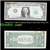 Image 1 : **Star Note** 1963 $1 Federal Reserve Note (New York, NY) Grades Select CU