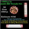 Image 1 : Shotgun Lincoln 1c roll, 1980-p 50 pcs Bank Wrapper.