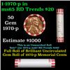 Image 1 : Shotgun Lincoln 1c roll, 1970-p 50 pcs Bank Wrapper.