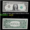Image 1 : 1963B $1 'Barr Note' Federal Reserve Note Grades Choice AU/BU Slider
