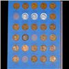 Image 3 : Partial Lincoln 1c Whitman album, 1941-1974, 76 coins in Total
