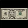 Image 2 : **Star Note** 1999 $5 Green Seal Federal Reserve Note Grades Gem CU