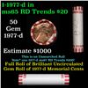 Image 1 : Shotgun Lincoln 1c roll, 1977-d 50 pcs Bank Wrapper.
