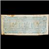 Image 3 : 1864 $50 Confederate Note, T66 Grades xf