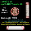 Image 1 : Shotgun Lincoln 1c roll, 1999-d 50 pcs Bank Wrapper.