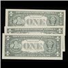 Image 3 : 3 x Consecutive Serial Numbered 1977A $1 Green Seal Federal Reserve Note Grades CU