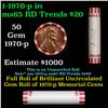 Image 1 : Shotgun Lincoln 1c roll, 1970-p 50 pcs Bank Wrapper.