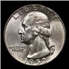 Image 2 : 1952-p Washington Quarter 25c Grades GEM+ Unc