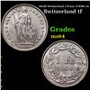 Image 1 : 1964B Switzerland 1 Franc 1f KM# 24 Grades Choice Unc