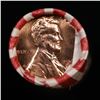 Image 2 : Shotgun Lincoln 1c roll, 1964-d 50 pcs Bank Wrapper.