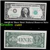 Image 1 : 1963B $1 'Barr Note' Federal Reserve Note Grades Select CU