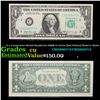 Image 1 : 11 x Consecutive Serial Numbered 1969B $1 Green Seal Federal Reserve Notes Grades CU