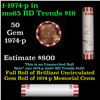 Image 1 : Shotgun Lincoln 1c roll, 1974-p 50 pcs Bank Wrapper.