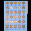 Image 3 : complete Lincoln 1c Whitman album, 1941-1979, 88 coins in Total
