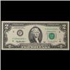 Image 2 : 2x Consecutive **Star Note** 1995 $2 Federal Reserve Notes (Atlanta, GA) All CU Grade! Grades Brilli