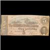 Image 2 : 1864 $5 Confederate Note, T69 Grades vf+