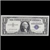 Image 2 : 1957B **Star Note** $1 Blue Seal Silver Certificate Grades Select CU