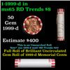Image 1 : Shotgun Lincoln 1c roll, 1999-d 50 pcs Bank Wrapper.