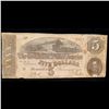 Image 2 : 1864 $5 Confederate Note, T69 Grades vf+