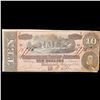 Image 2 : 1864 $10 Confederate Note, T68 Grades vf+