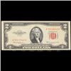 Image 2 : 1953C $2 Red Seal United States Note Key To The Series Grades Choice AU/BU Slider