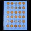 Image 3 : virtually complete Lincoln 1c Whitman album, 1941-1968, 81 coins in Total