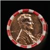 Image 2 : Shotgun Lincoln 1c roll, 1963-d 50 pcs Bank Wrapper.