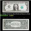Image 1 : 1988A $1 Green Seal Federal Reserve Note Grades Select CU