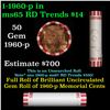 Image 1 : Shotgun Lincoln 1c roll, 1960-p 50 pcs Bank Wrapper.