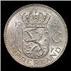 Image 3 : 1957 Netherlands 1 Gulden Silver KM# 184 Grades Select Unc