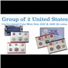 Image 1 : Group of 2 United States Mint Set in Original Government Packaging! From 1997-1998 with 20 Coins Ins