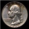 Image 2 : 1955-d Washington Quarter 25c Grades GEM Unc