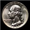 Image 2 : 1955-d Washington Quarter 25c Grades GEM+ Unc