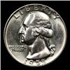 Image 2 : 1955-d Washington Quarter 25c Grades GEM+ Unc